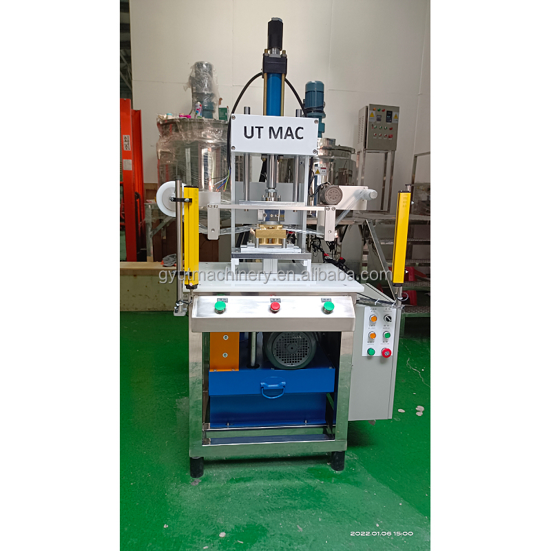 Custom Bar Soap Stamping Machine with Soap Cutter and Packaging Line Hydraulic Stamp