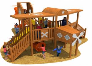 China Combined Wooden Playground Set wholesale