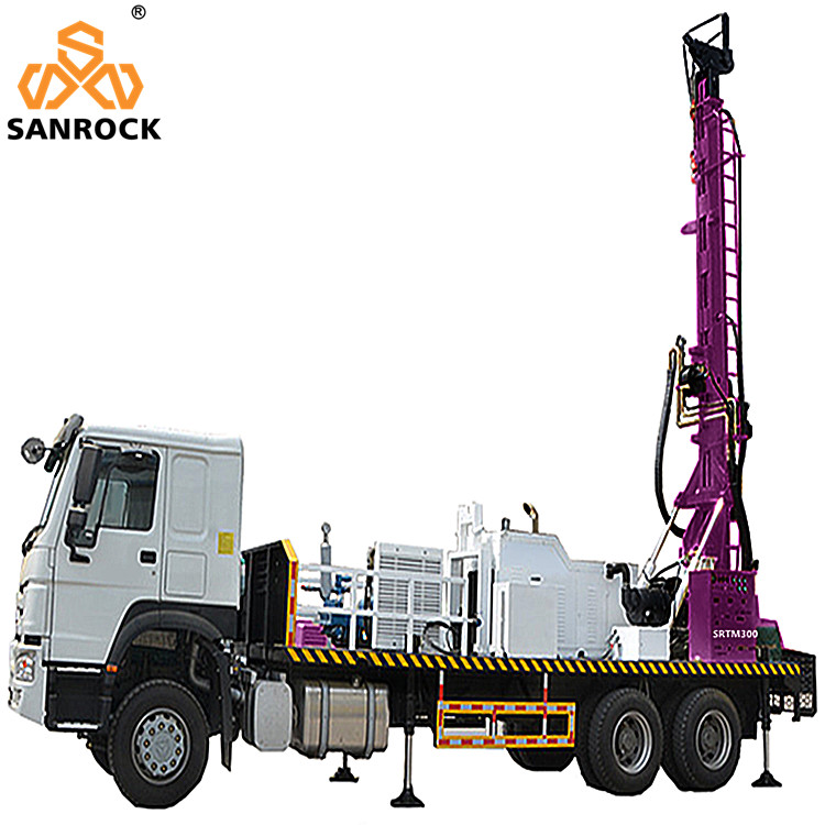 Truck Mounted Water Well Drilling Rig Hydraulic Water Well Drilling Machine With Mud Pump