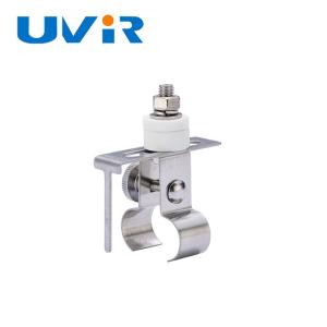 China GJ0003L Twin Tube IR Lamp Holder 15x33mm Ceramic aluminum Material wholesale