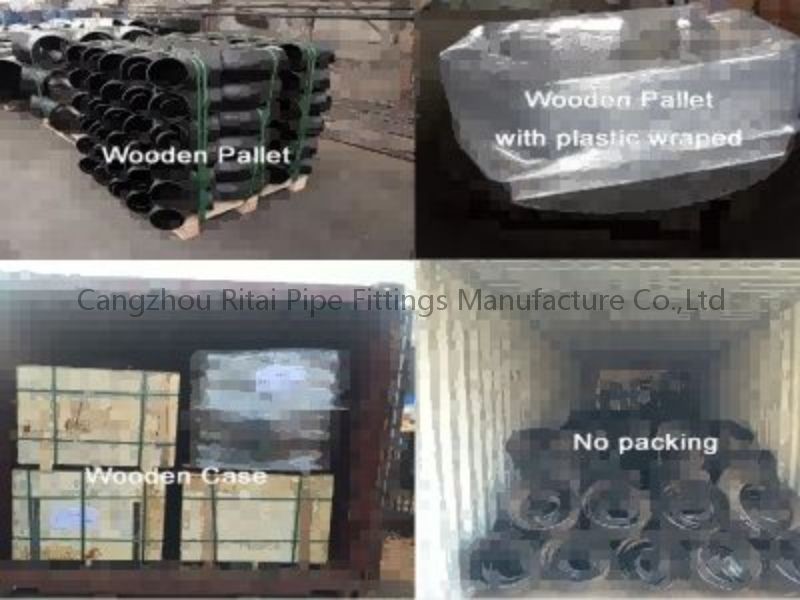 ASTM A234 WPB Carbon Steel Welded Pipe Fittings Sch 40 Sch 80 90 Degree Black