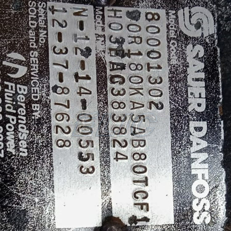 Danfoss Hydraulic Excavator Pump 90R180KA5EF80TCC8H03NNN292924 90L030 90L042 90L075 90L100 90L130 90L180 90R180