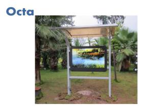 China Outdoor Vertical Digital Signage 42 Inch 1500 Nit Double Sides Touch Screen wholesale