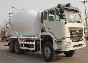 Industrial Concrete Mixer Truck , Ready Mix Concrete Trailer RHD 6X4