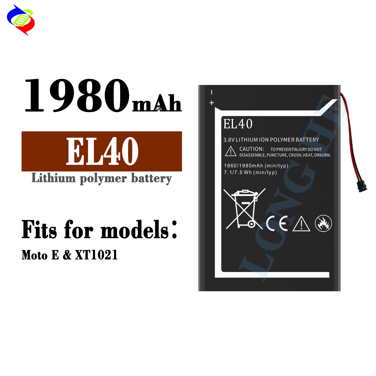 Enhance Your Moto E XT1021 with A Li-ion Polymer Battery EL40 Original Replacement
