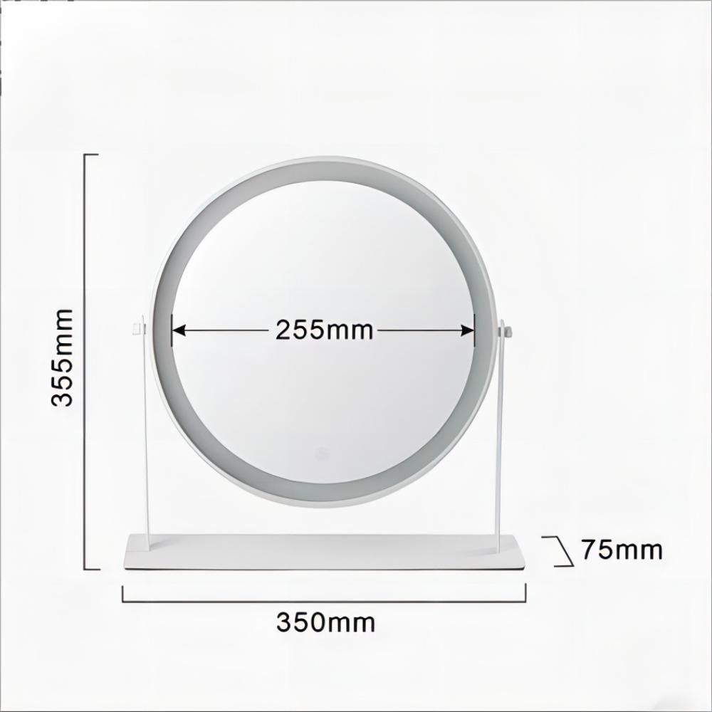 Adjustable Light Lady Dressing Cute Make Up Mirror Morden Style Custom Cosmetic