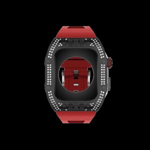 China Luxury Carbon Fiber Apple Watch Case For Series 6/7/8/SE 44mm/45mm Suitabl on sale