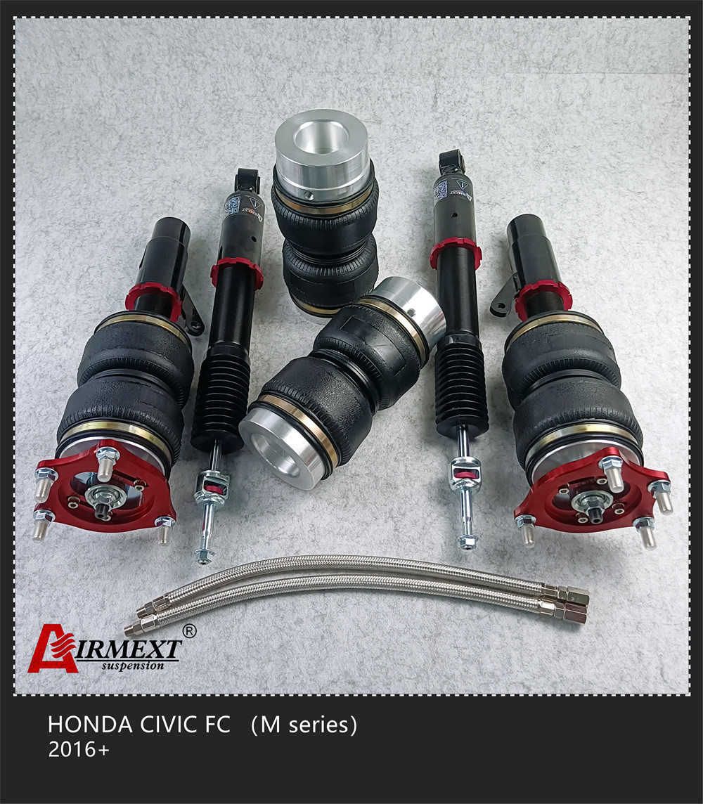 Standard Air Spring Suspension Kits For Honda Civic FC With Camber Plate 2016+