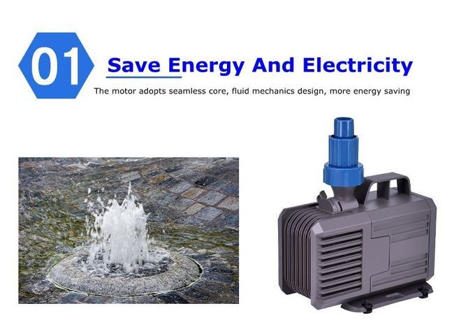 FS-6 Series Outdoor Submersible Pump For Hydroponics ABS Plastic Shell