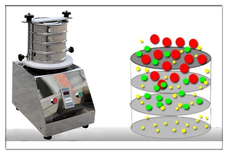 Customizable Stainless Steel Powder Vibrating Screen Machine For Laboratory Test