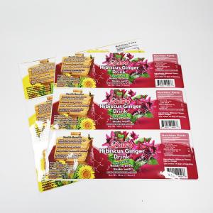 China Pantone Food Package Sticker BOPP Film PMS Printing Adhesive Labels wholesale
