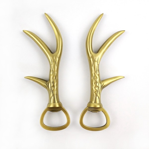 Custom Metal Deer Head Bottle Opener Unique and Eye-Catching Design for Bar Enthusiasts