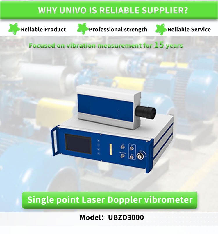 UBZD3000Y High Vibration Monitor With Customizable Laser Doppler Vibrometer
