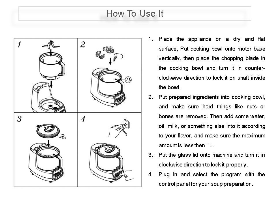 SM102 mini soup maker