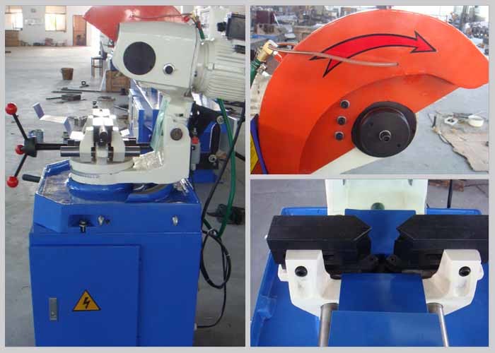 Manual Aluminium Pipe Cutting Machine Semi Automatic No Flash No Dust Stable Performance
