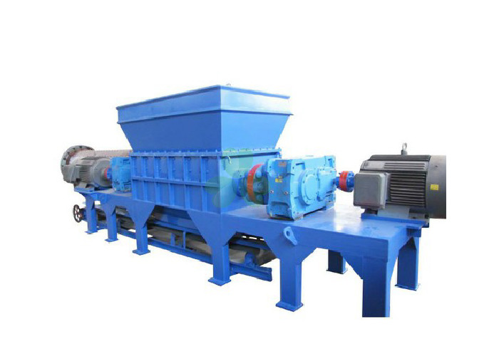 High Capacity Double Shaft Wood Pallet Shredder Machine Wood Shredding Equipment