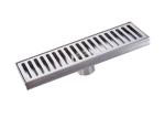 No Noise Stainless Steel Trench Drains , Stainless Steel Stormwater Grates Low