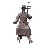 Gnee Garden 200cm Antique Bronze Garden Statues Traditional Designed