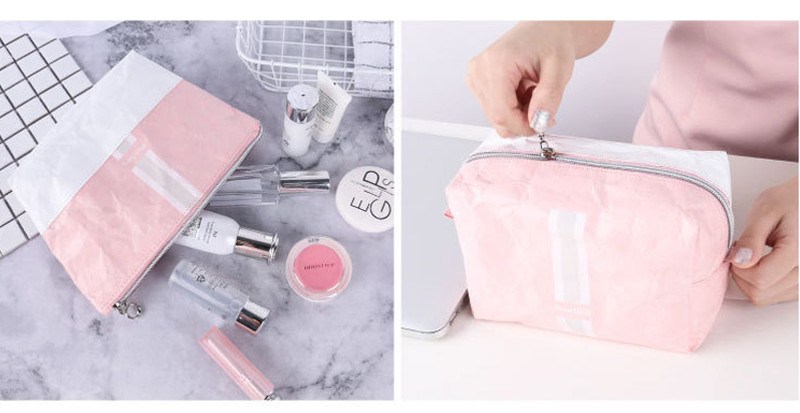 Foldable Tyvek Cosmetic Bag