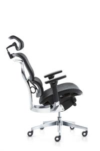 China Height 1225-1305mm Ergonomic Office Mesh Chairs 4D Armrest wholesale