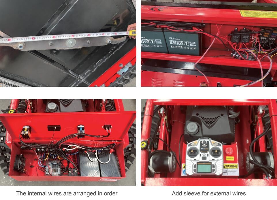 2000m2/H Crawler Electric Automatic Lawn Mower CE EPA Approved HT850