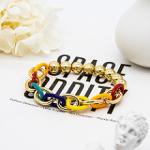 Lover'S Stainless Steel Men Bracelet Elastic Rope Yellow Gold Inner Diameter 7