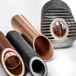 China Extruded Aluminium Low Fin Tube 0.5mm Wall 3-25mm OD Hydro/Pneumatic Tested wholesale