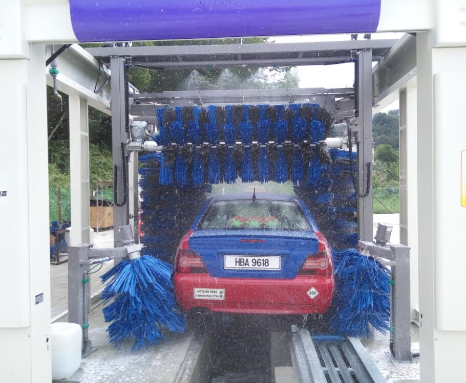 Customized Logo and Painting Fully Automatic Tunnel Car Wash Machine with Lower Prices