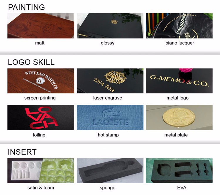 Antiwear Custom Wood Box Packaging