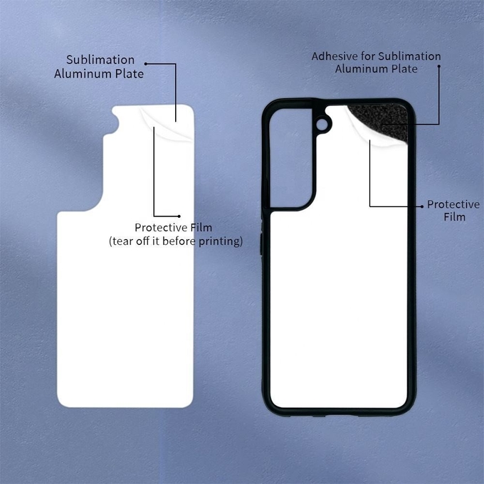 Stylish 2D Rubber Sublimation Phone Case For Samsung S22 S23 S24 S25 Plus Ultra