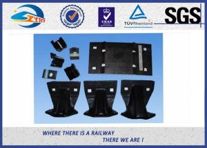 China OEM UIC60 Railroad Tie Plates Rail Fixing Base for Railway Fastenings wholesale