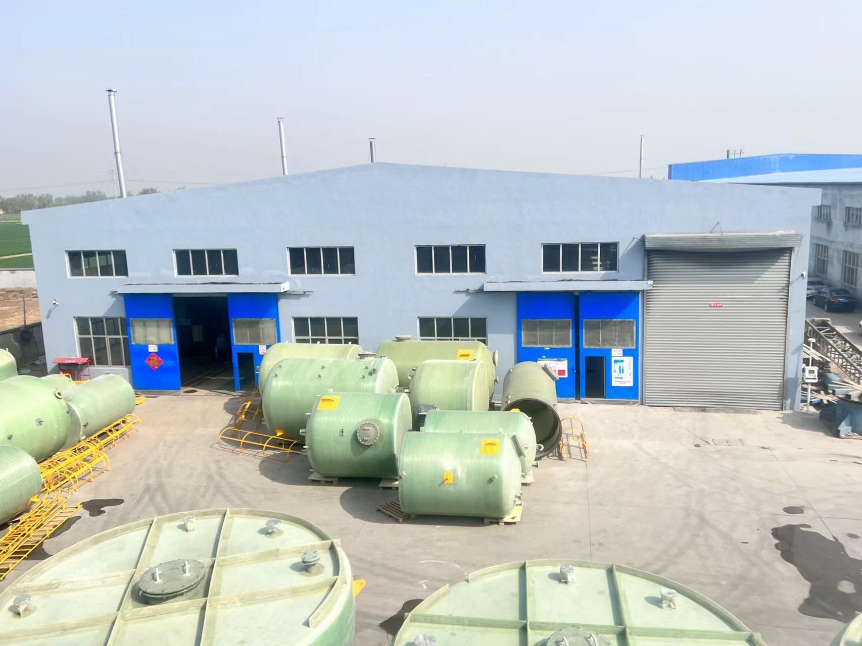 OEM ODM Industrial Frp Chemical Storage Tank For Water Treatment