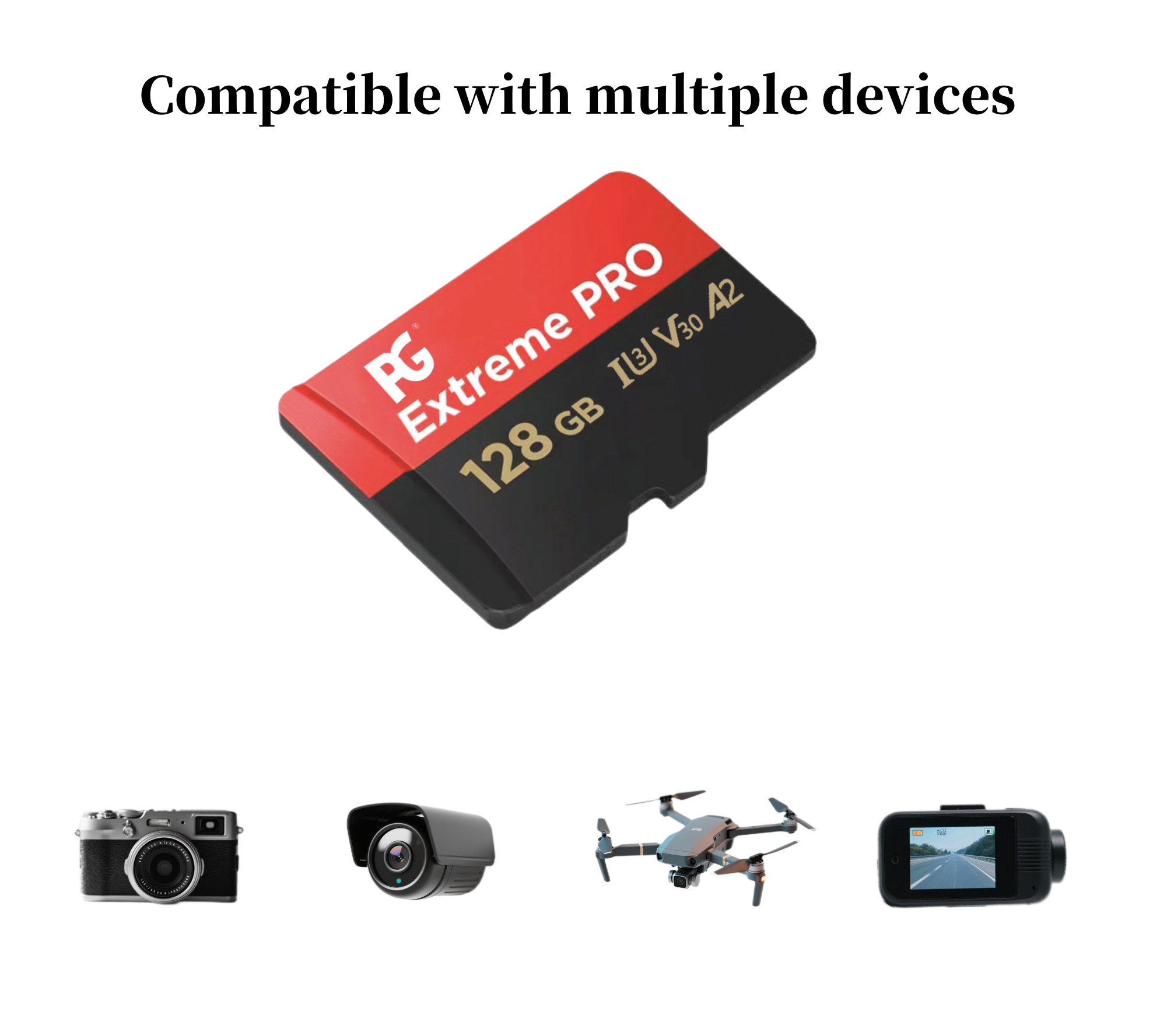 U3 Speed Class TF Memory Card For Phone Camera 64gb 32gb Tf Card