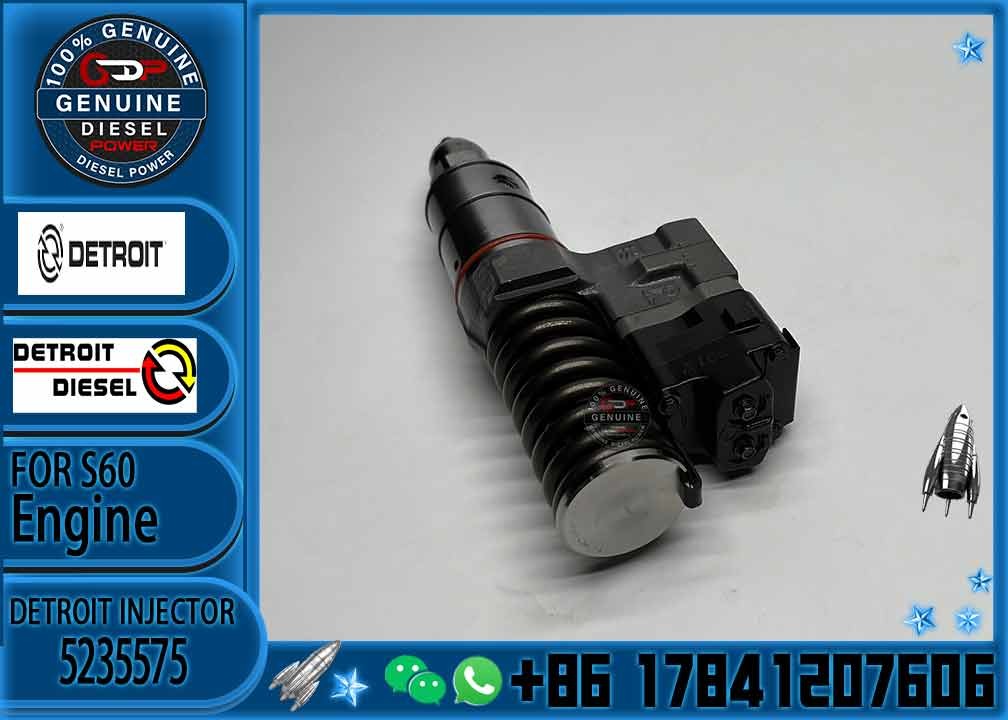 Common rail fuel injector 4991752 3861890 5234785 5235575 5237466 for Detroit Diesel series 60 11.1 and 12.7 L