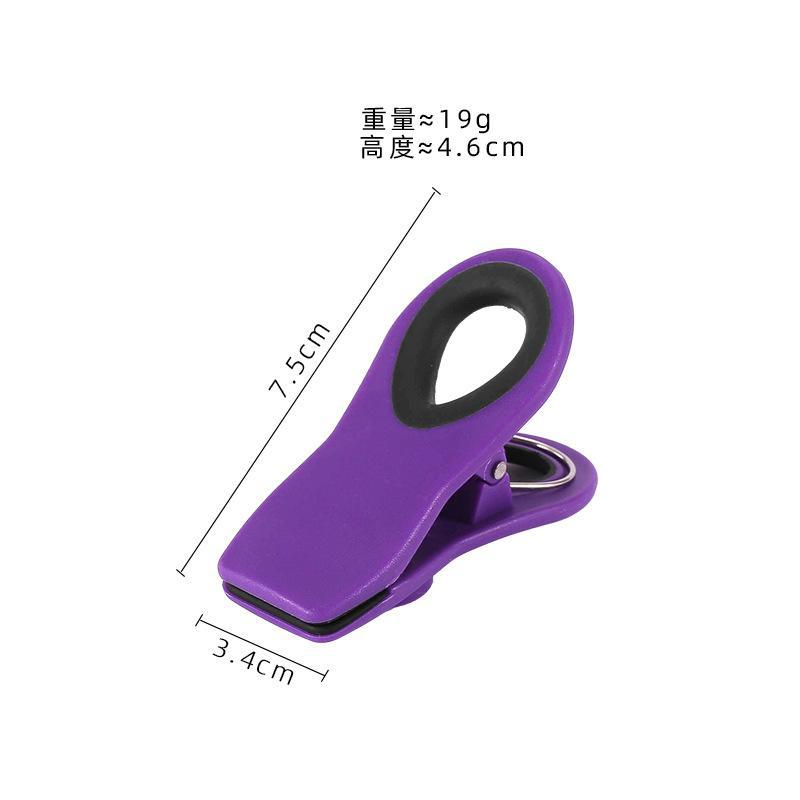 Stocked Plastic Magnetic Bag Clips for Sealing Snack Coffee Food Bags Customised