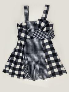 China Girl One Piece Shepherd Check Cute Baby Swimsuits Odm wholesale