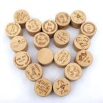 Cylindrical Rainproof Wooden Box Packaging Ultraportable Recycled