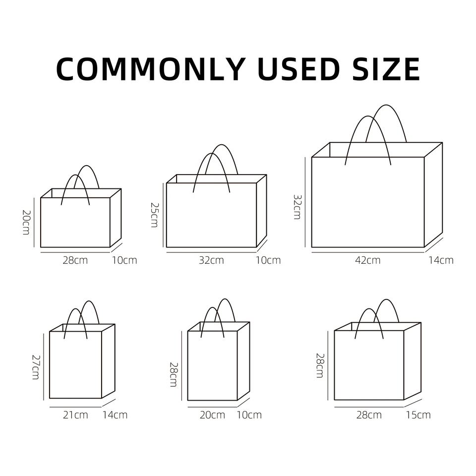 Supply Kids Baby Cartoon Printed Gift Packaging Paper Shopping Bag with Folding Style