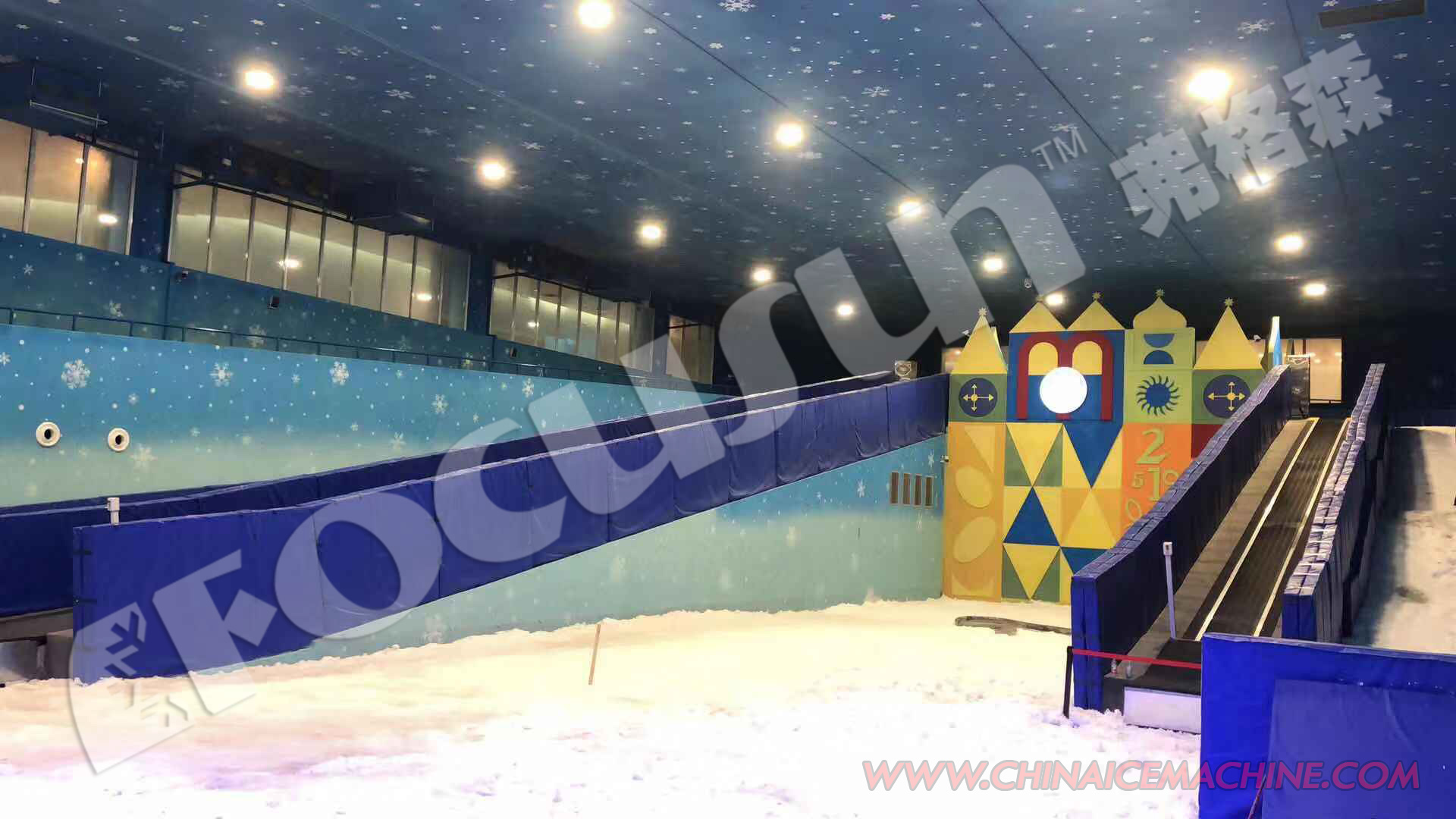 Industrial Snow Machine Maker for Scenery Park Indoor and Outdoor Cooling Technology