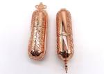 92*25mm Zinc Alloy Knot Metal Lipstick Tube Gold Color SGS