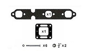 Marine V6 Cast Iron Exhaust Manifold for Mercruiser 229 262 Engine Replaces 99746