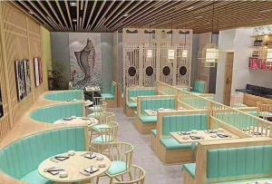 China Customized Modern Restaurant Furniture ，Restaurant Booth And Table Set wholesale