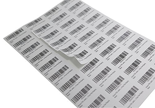 CMY Printing Glossy Water Resistant Custom Barcode Labels