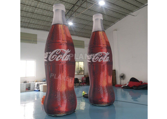 ASTM 4m Tall Advertising Inflatable Coca Cola Bottle