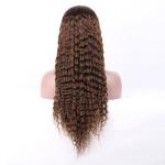 China wholesale 100% brazilian lace hair wig, 12"~28" Super wave Full Lace Wigs