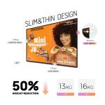 55" 65" Frameless Screen Lcd Advertising Player Equipment Tv