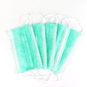 China Green Disposable Dust Mask / Medical Disposable Mask Multi Layer Protection wholesale