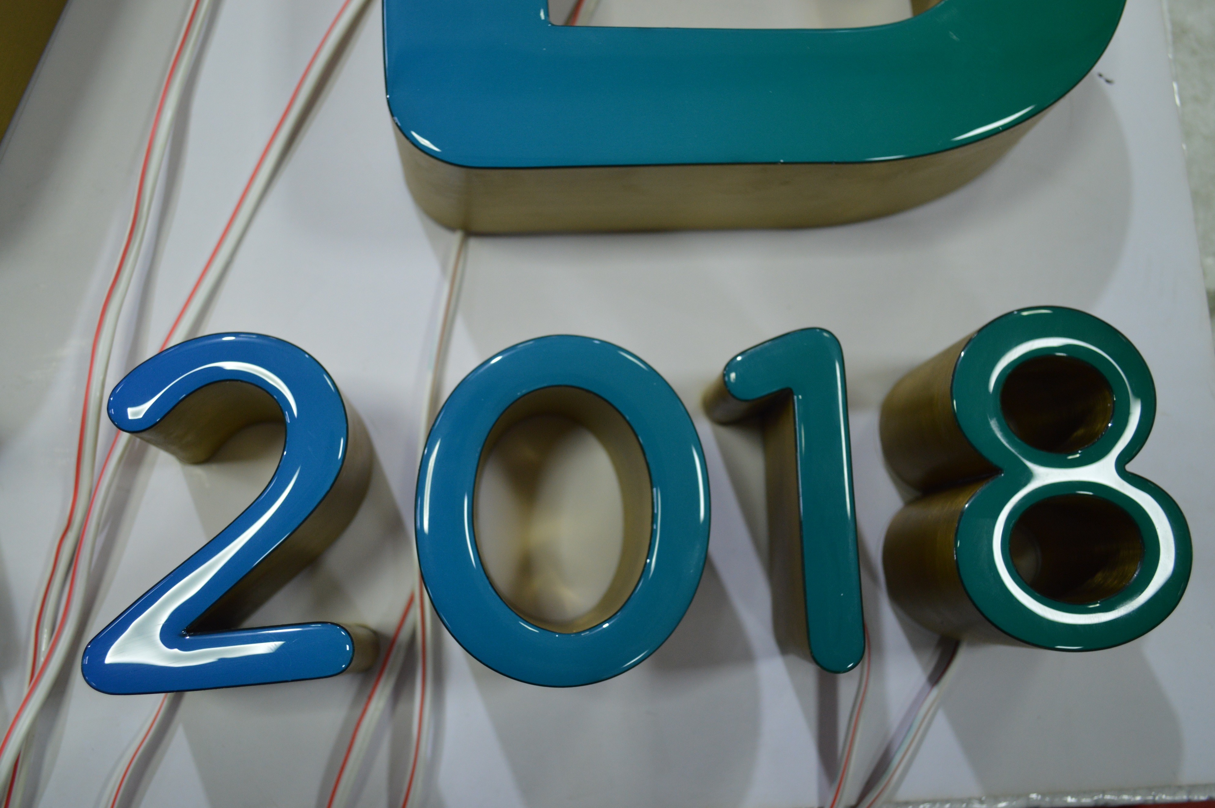 Diy Metal Embossing Letters , Acrylic Front Lit Channel Letters