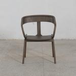 Sleek Brown Oak Banquet Chairs White Unfolding For Hotels