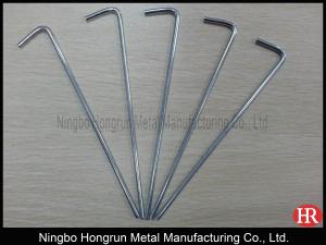 China 18cm steel tent pegs tent stakes tent nails wholesale